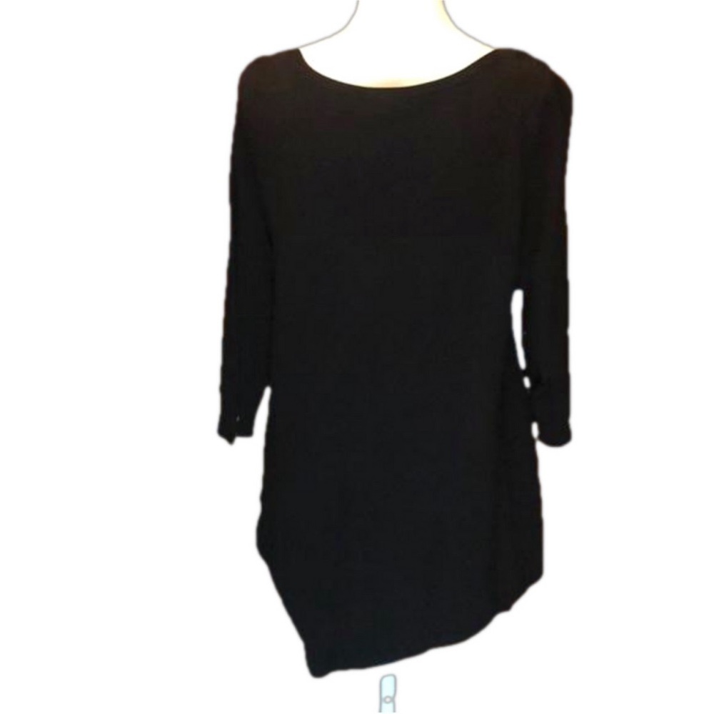 WHITE HOUSE BLACK MARKET Asymmetrical Striped Sweater Tunic, Size M. NWT! - Picture 4 of 12